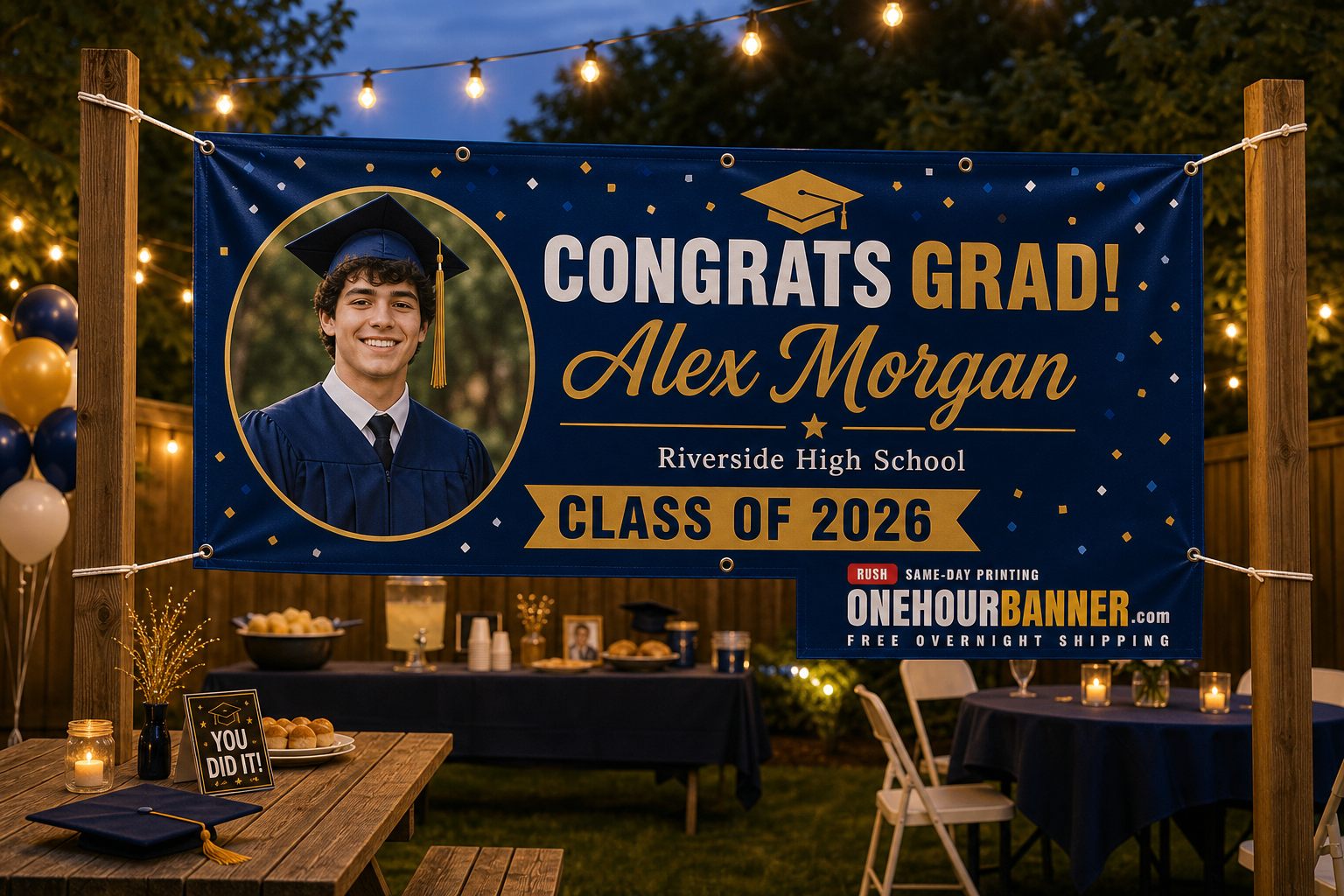 Graduation Banner Example